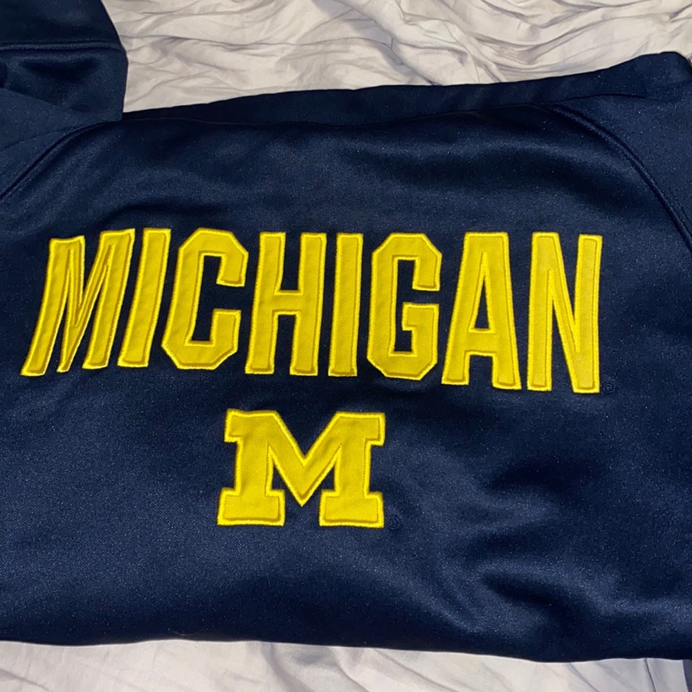 University Of Michigan Vintage Football Hoodie
